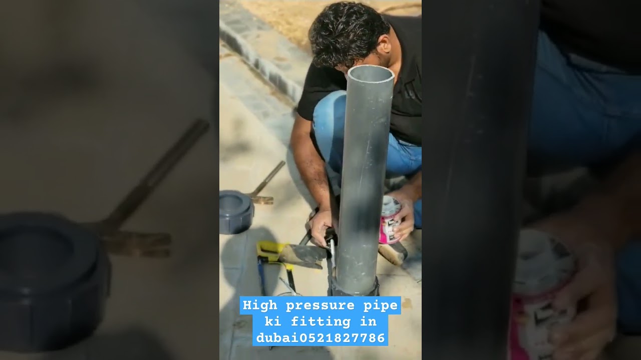 High pressure pipe ki fitting 💪 in dubai 