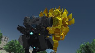 Titan Clock Man X Titan CameraWoman