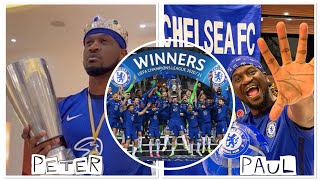 Mapacha wa P-Square Walivyoshangilia ushindi wa Chelsea FC kushinda kombe la UEFA Champions League