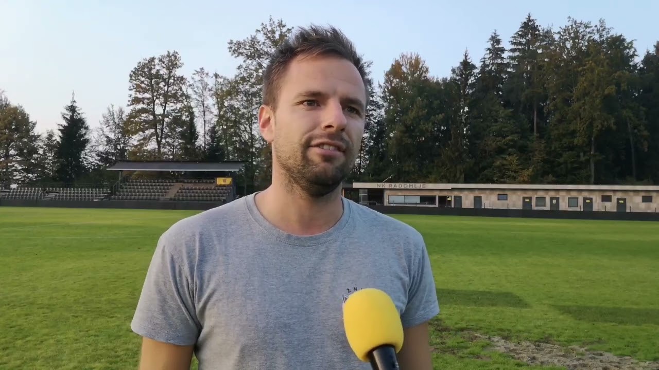 Aljaž Gornik, trener ŽNK Radomlje Medex, po tekmi z Olimpijo