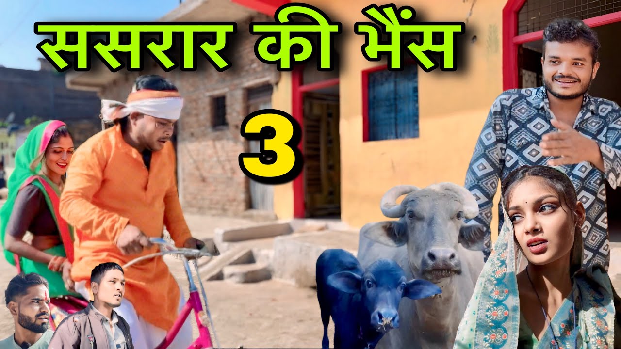 ससरार की भैंस भाग 3 ।। बुंदेली शॉर्ट फिल्म ।। bundeli comedy sunil devraj ki comedy