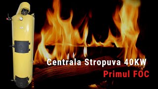 Primul Foc - Centrala pe lemne si carbuni Stropuva 40kw Universal