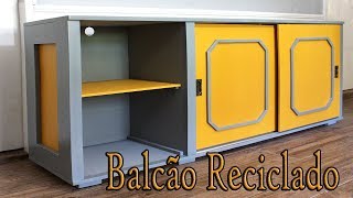 Reciclando Móvel – Balcão Feito com Moveis Usados