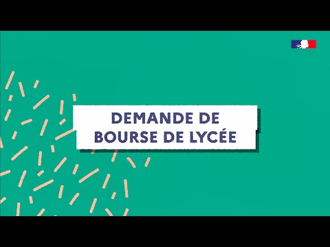 Faire sa demande de bourse de lycée