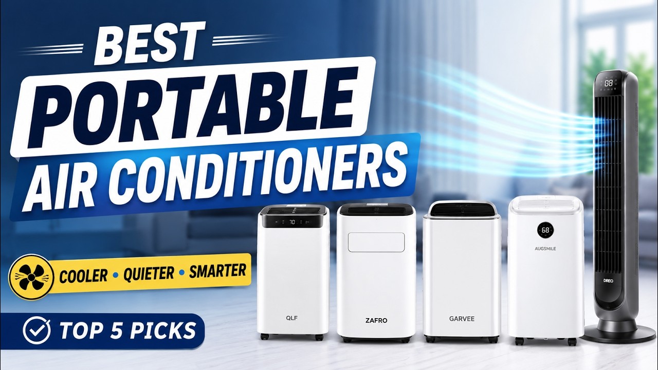 Top 5 Best Portable Air Conditioners Of 2026 - YouTube