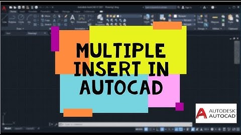 Multiple Insert in AutoCAD Electrical in Bangla