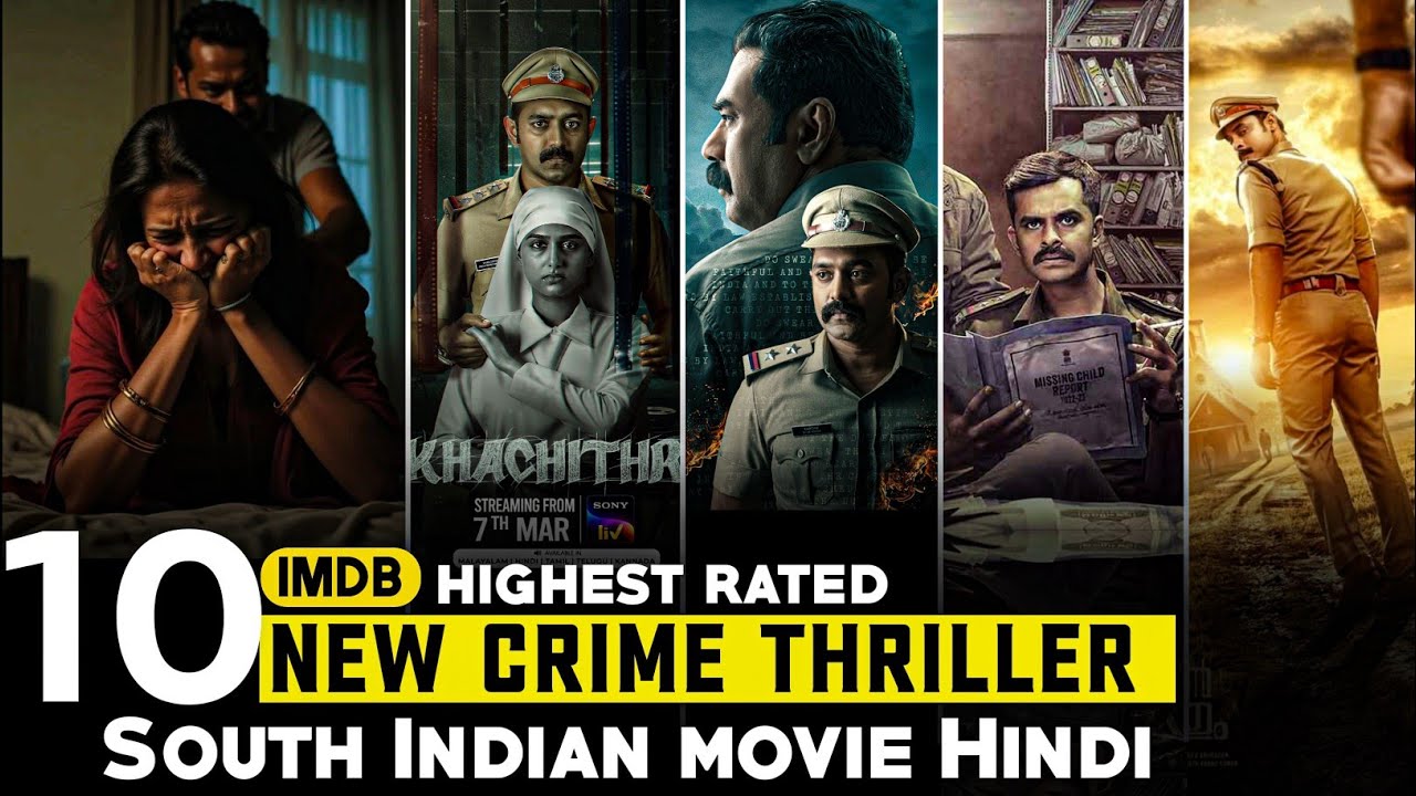 Top 10 Best South Indian Suspense Thriller Movies In Hindi Dubbed - YouTube