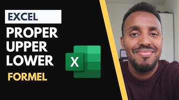 Barro sida loo isticmaalo Microsoft Excel 2022 I Barashada Excel Somalia Upper lower Propper formel