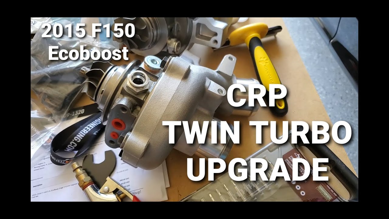 2015-16 F150 ECOBOOST BIGGER TURBOS DIY CRP - YouTube