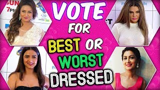 Vote For Best Or Worst Dressed Actress Zee Rishtey Awards 2017 Divyanka Tripathi, Sriti Jha