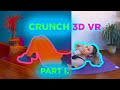 VR180 CRUNCH | 3D Virtual Fit Girl Workout | VR Headset Oculus Quest