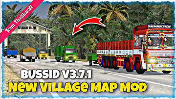 New village map mod || bussid v3.7.1