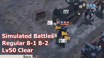 [Mecharashi] Simulated Battles - Regular 8-1 8-2 Lv50 Clear
