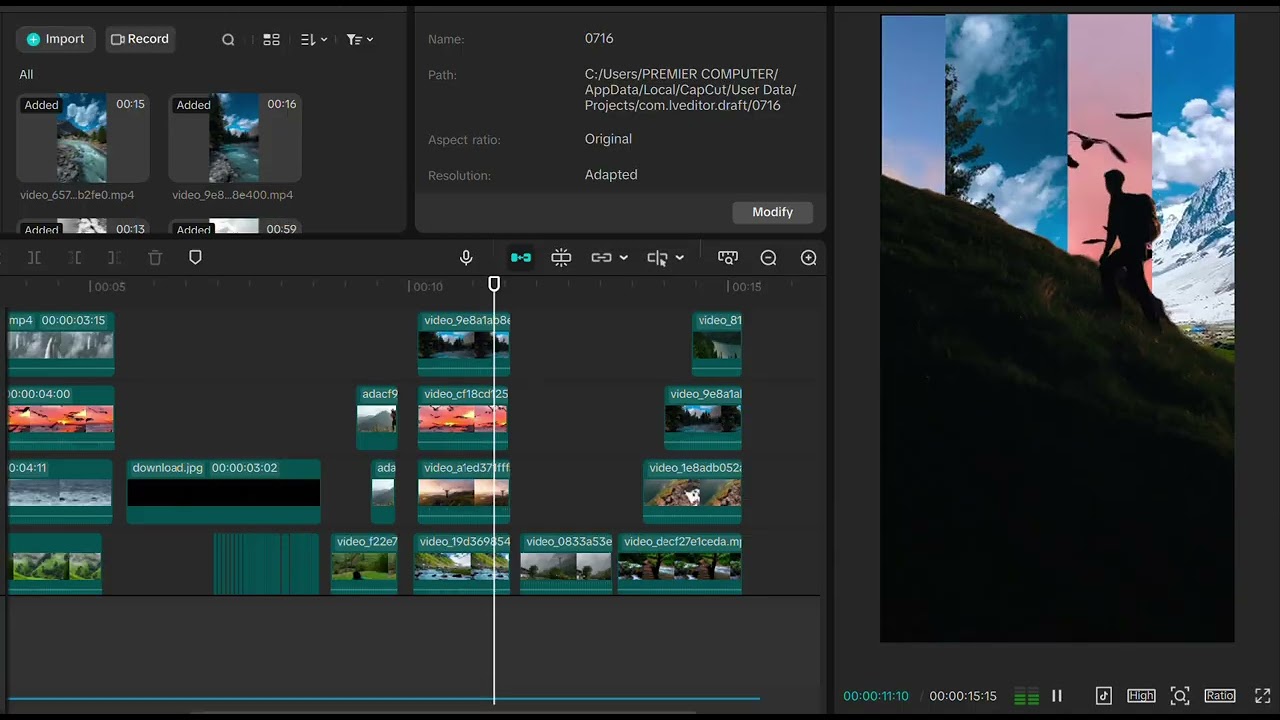 New CapCut Editing