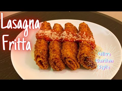 Fried Lasagna Fritta Recipe | How to make Olive Garden&rsquo;s Lasagna Fritta