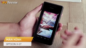 OPTICON | Máy quét mã vạch | Trải nghiệm Smartphone PDA Android Opticon H27