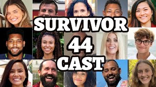 The Survivor 44 cast revealed