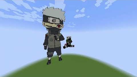 Kakashi Hatake NOOB vs PRO vs HACKER MINECRAFT Pixel Art Naruto はたけカカシ マイクラ 写輪眼のカカシ 【まいぜん】初心者 vs プロチ