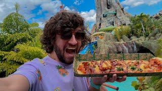 Another Volcano Bay Day For Pizza, Ride Now On Krakatau Aqua Coaster, And An Empty Waturi Beach!