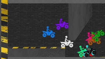 Shutter Crush - Survival Quad Bike Race in Algodoo