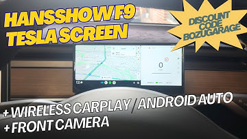 Hansshow F9: Add Carplay Android Auto to your Tesla Model 3, Y Cybertruck! Installation and review!