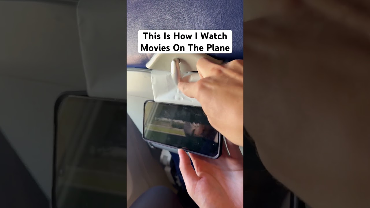This Is How I Watch Movies On The Plane 