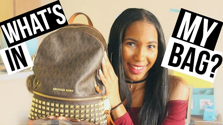 WHAT'S IN MY BAG?| MICHAEL KORS BACKPACK