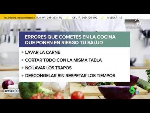 Cuatro errores que cometes en la cocina y que ponen en riesgo tu salud ...