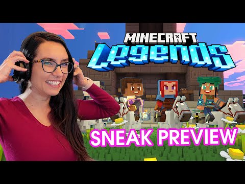 SNEAK PREVIEW of MINECRAFT LEGENDS | Hands on Gameplay