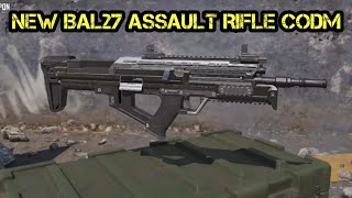 Celebrity New BAL-27 Assault Rifle in COD Mobile | Call of Duty Mobile S4 Test Server Profile