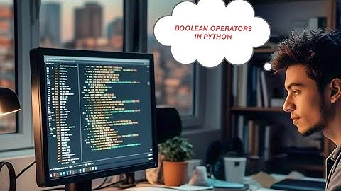 Boolean operations in python