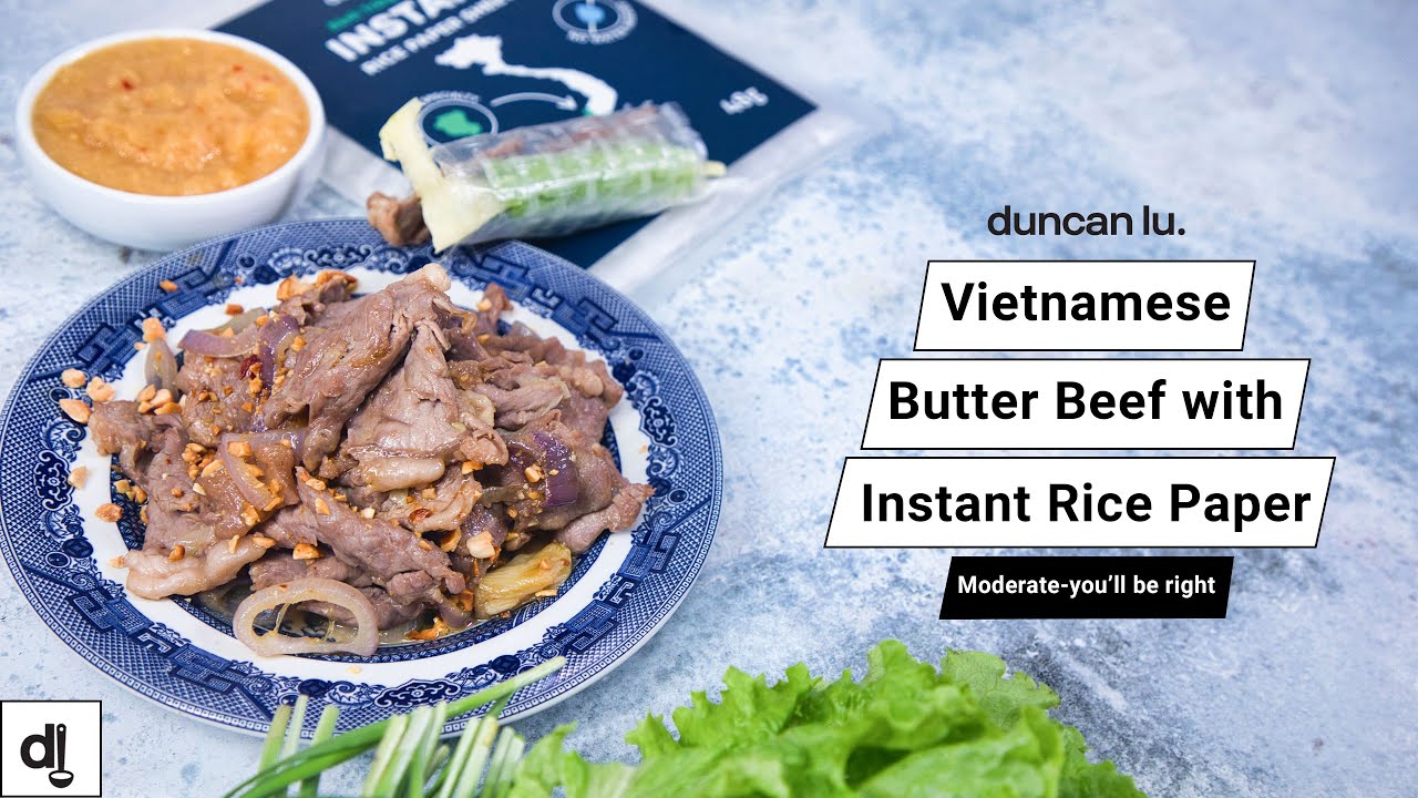 Beef Rice Paper Rolls l Instant Rice Paper Sheets l Vietnamese Recipes l Duncan Lu YouTube