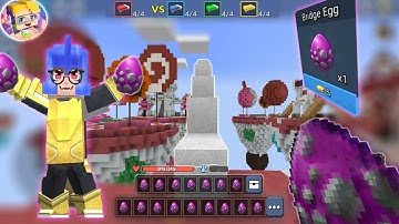 New BRIDGE EGG Only Challenge In Bed Wars | Blockman Go Gameplay (Android , iOS)
