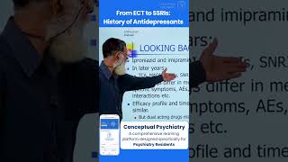 From ECT to SSRIs: History of Antidepressants | #conceptualpsychiatry