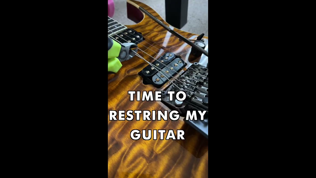 Time To Restring My Rare Ibanez Guitar