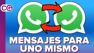 YOUR PERSONAL WHATSAPP: Send things and chat with yourself | ChicaGeek screenshot 1