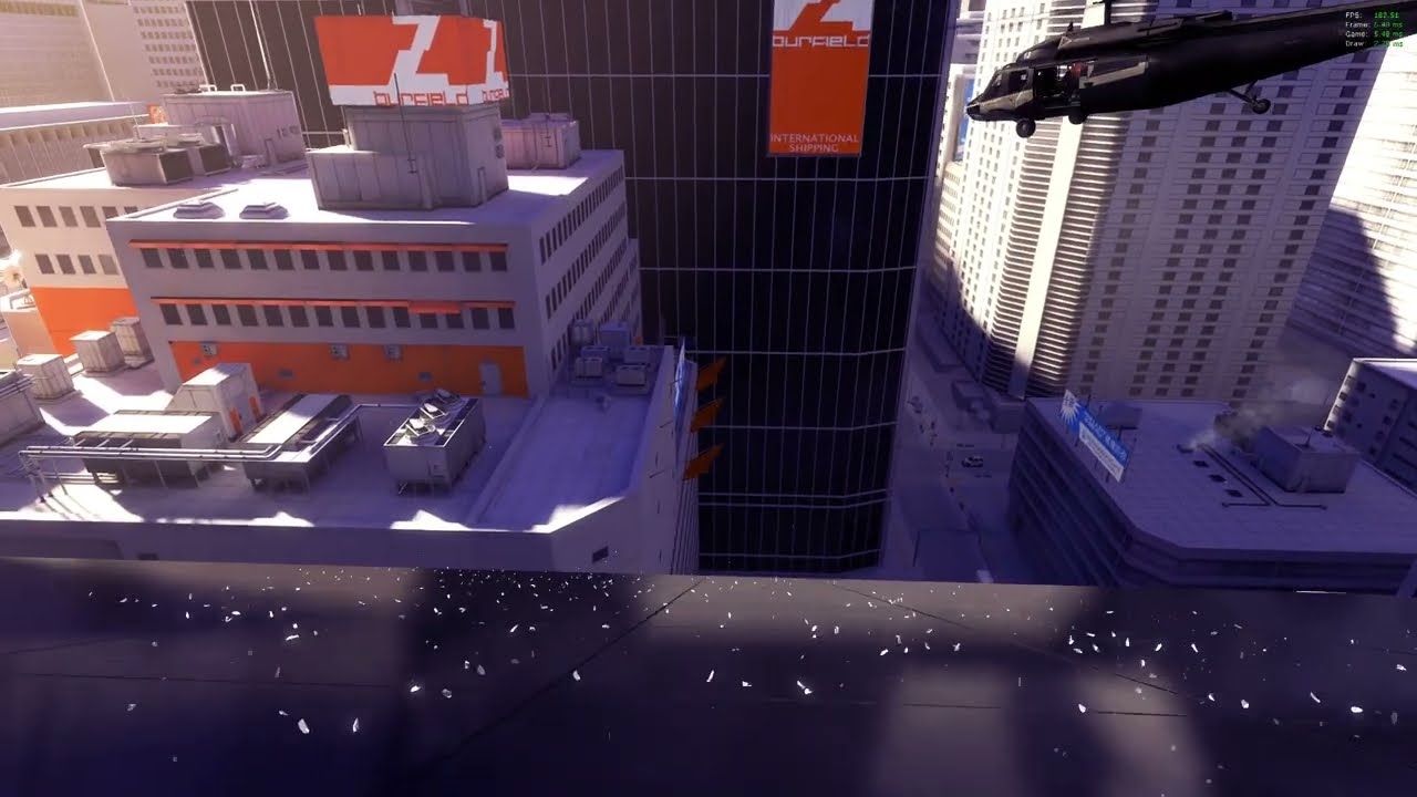 Mirror's Edge - Hidden Benchmark Mode
