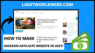 How To Create An Amazon Affiliate Website On WordPress 2021 [In The Right Way]!