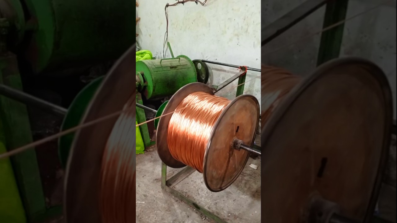 7/44 Pure Copper Wire Full Manufacturing Process in Factory 