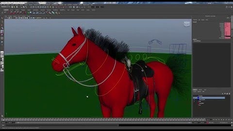 NoneCG 3D Models - Horse Maya Rig