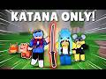 What Happens If You ONLY Use a Katana To Get Diamonds?