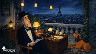 Midnight Letters in Paris | Gentleman, Loyal Dog & Oldies Playing in Another Room ✨ screenshot 3