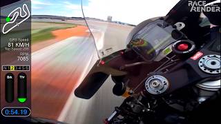 FIRST RIDE RSV4 1100 FACTORY - Valencia GP Circuit 1.38.7 - Onboard POV Helmet