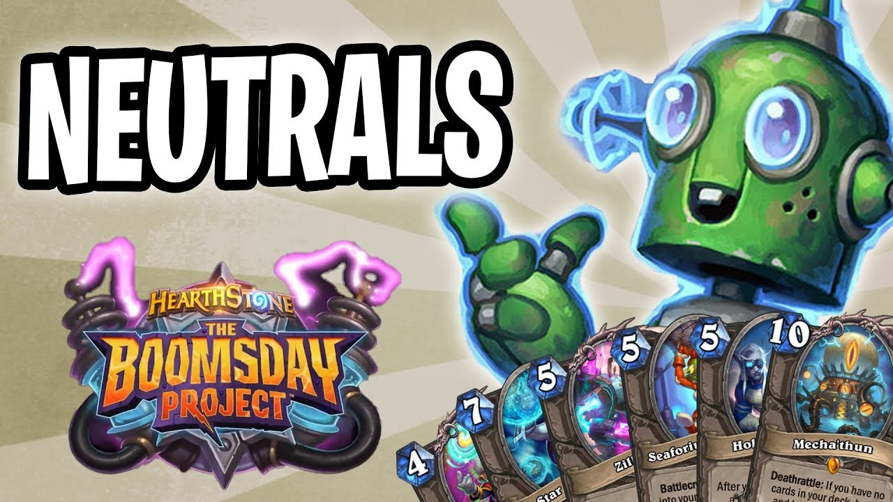 Boomsday Project NEUTRALS Card Review | The Boomsday Project | Hearthstone - YouTube