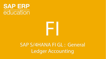 SAP S/4HANA FI GL :  General  Ledger Accounting ( simple finance )