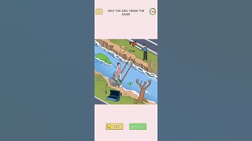 Tricky twist Level 22 Help the girl cross the river #trickytwist