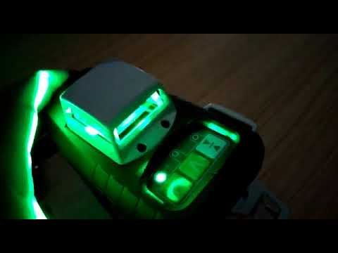 Обзор нивелира Kraftool (Крафтул) зеленый луч, 3D (короткое видео)