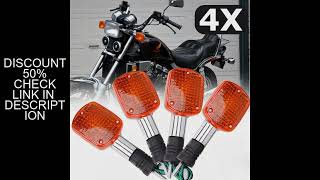Motorcycle Turn Signal Lights Blinker Fit for Honda Shadow VTX Steed Rebel Magna 250 400 750 VT400 V
