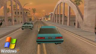 Download lagu Grand Theft Auto San Andreas on Windows XP in 2026
