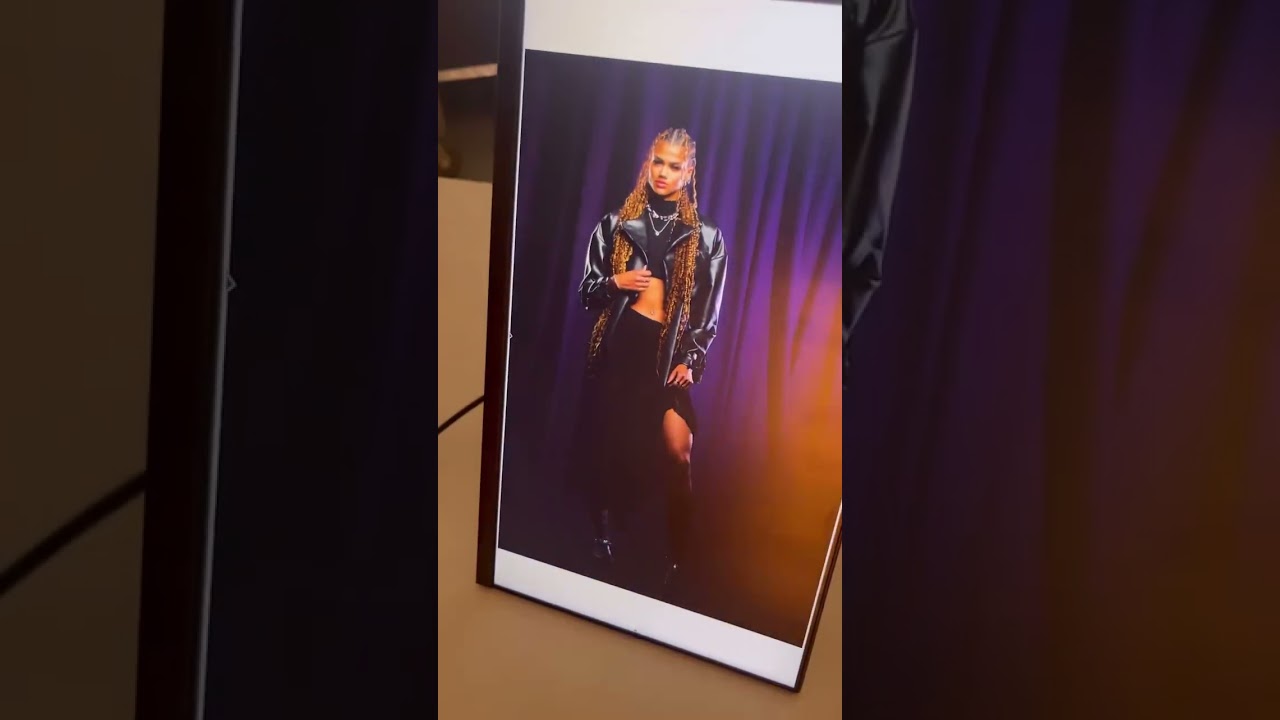 Rae Burrell at photo shoot for Los Angeles Sparks media day
